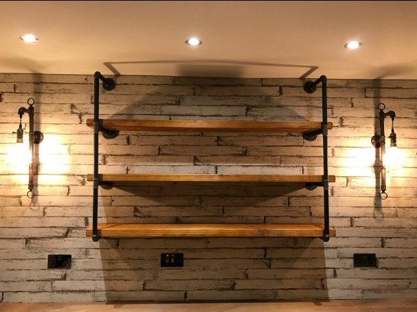 How do I label and maintain order on industrial shelves?