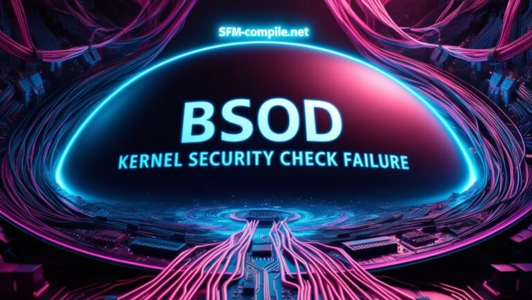 BSoD Kernel Security Check Failure, BUT Nothing Wrong