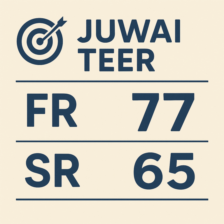 Juwai Teer Result Today (June 11, 2025) – FR: 77, SR: 65?